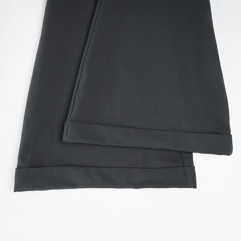 Y2K Dress Pants - Low-Waist Tailored Trousers | Crypto Payments