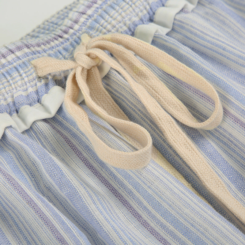 Y2K Striped Pants - Sweet & Sexy Japanese Style | Crypto Payments