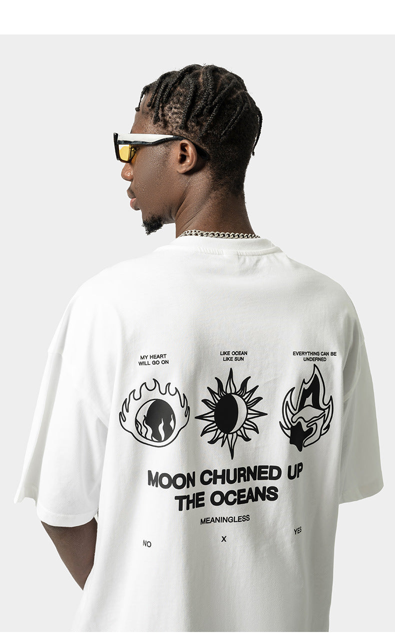 Oversized Cotton T-Shirt for Men - Streetwear Style | Worldwide Deliver