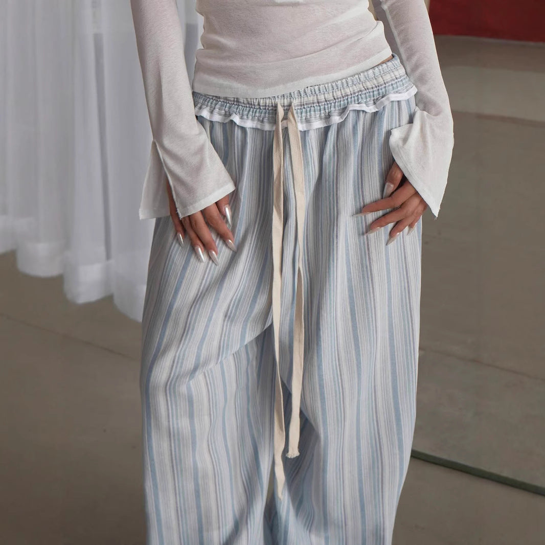 Y2K Striped Pants - Sweet & Sexy Japanese Style | Crypto Payments