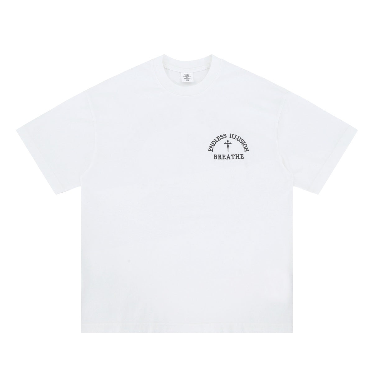Streetwear Cross Patch T-Shirt | Oversized Fit | 100% Cotton | Free Global Shipping | Crypto Payments Accepted