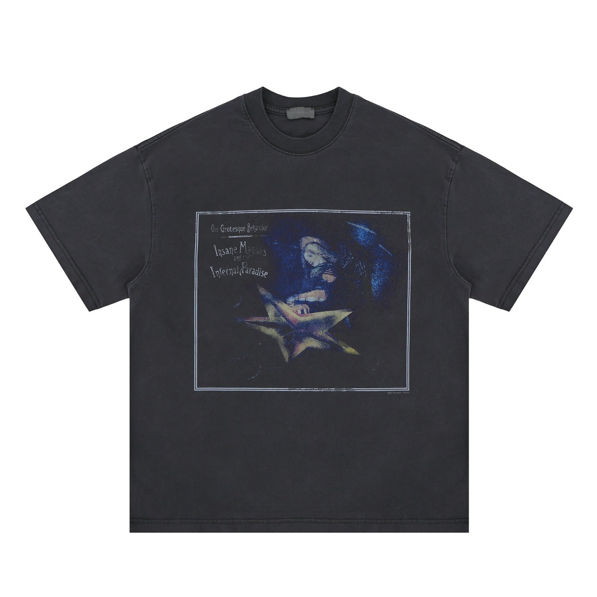 Smashing Pumpkins Vintage T-Shirt Men's 90s Rock Band Tee Oversized Cotton Graphic Streetwear