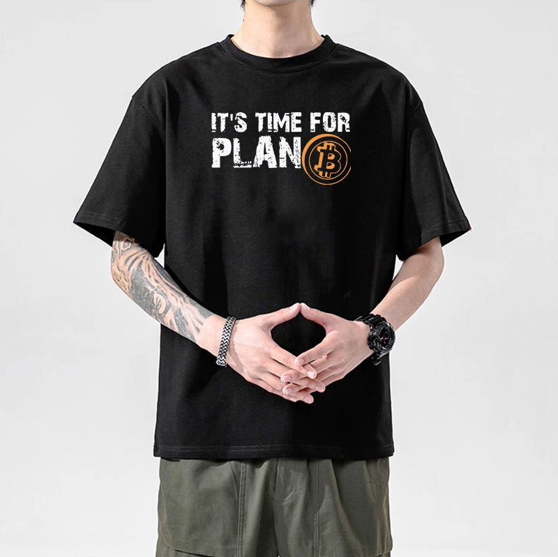 Men’s Crypto T-Shirt | 100% Cotton Blockchain Tee with Bitcoin, Ethereum, Dogecoin Prints | XS–2XL | Free Global Shipping