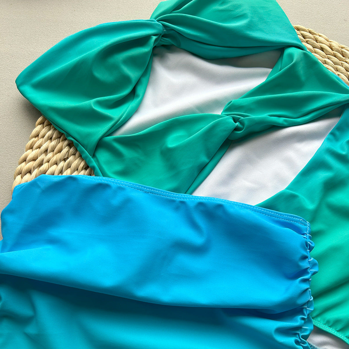 Sexy Bikini Split Swimsuit & Beach Skirt Set - Free Global Shipping & Crypto Pay