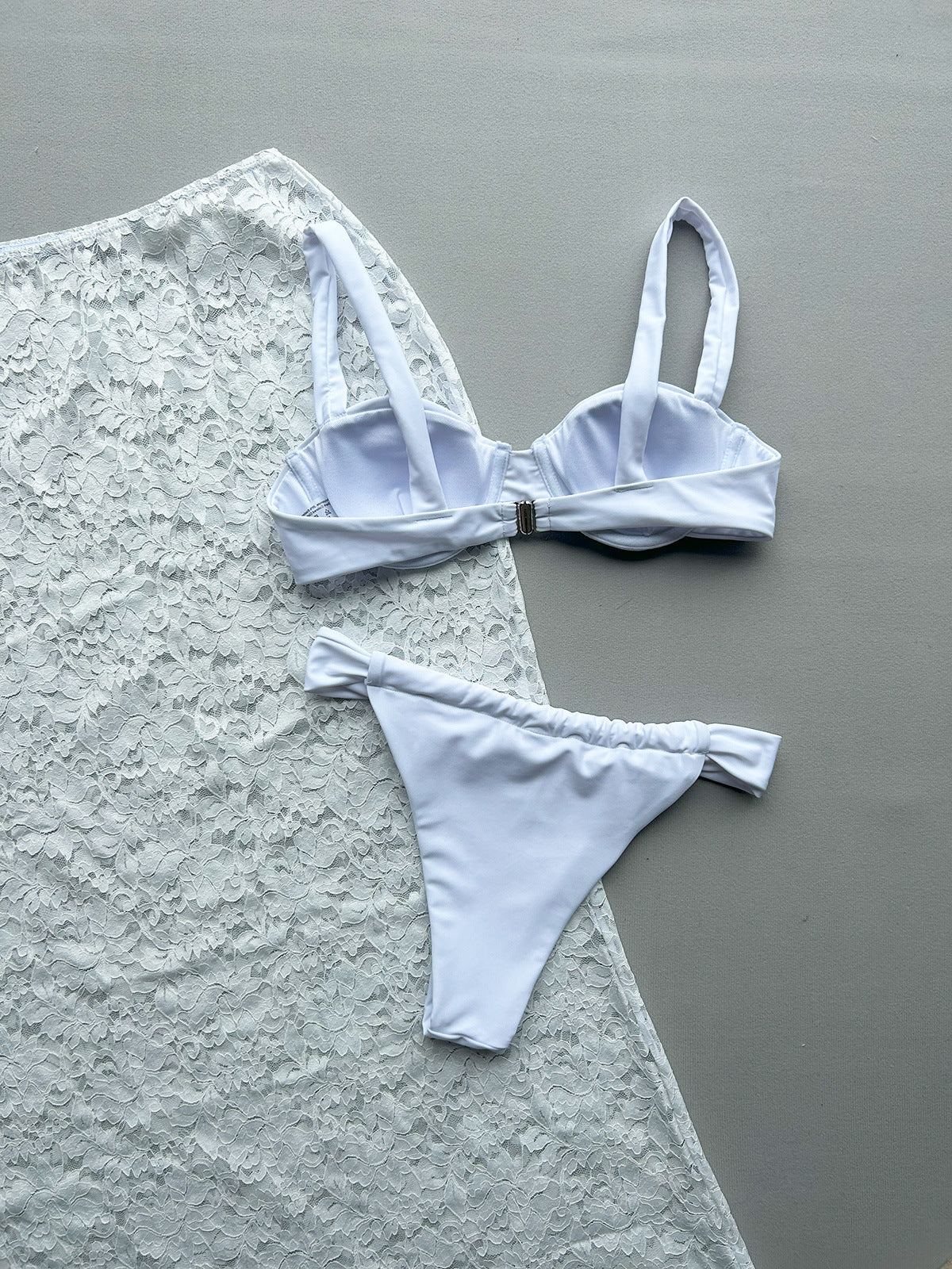 Sexy Lace Bikini Set - Women's 3-Piece Swimsuit, Free Global Shipping & Crypto Pay.