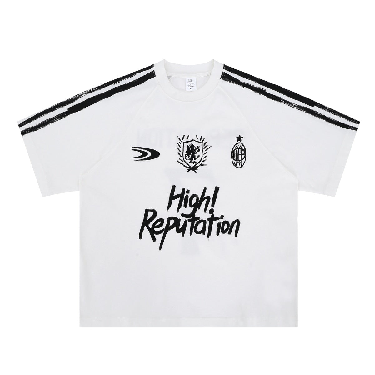 Trendy Men's Street Graffiti T-Shirt - 100% Cotton, Loose Fit | Worldwide Free Shipping | Crypto Payments Accepted