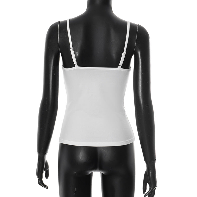 Women's Metallic Star Tank Top - Cute Cropped Tee | Crypto Accepted