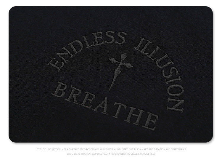 Streetwear Cross Patch T-Shirt | Oversized Fit | 100% Cotton | Free Global Shipping | Crypto Payments Accepted