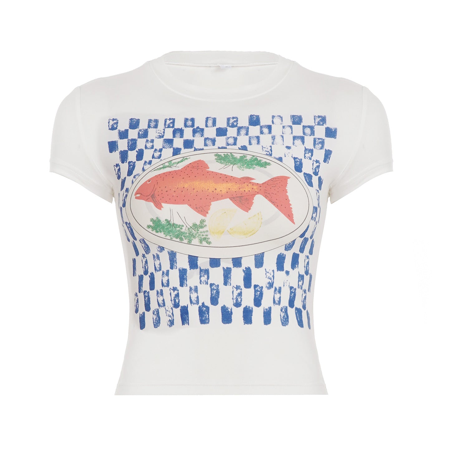 Japanese Kawaii Crop Top - Cute Y2K Print Tee | Free Shipping | Crypto Payments