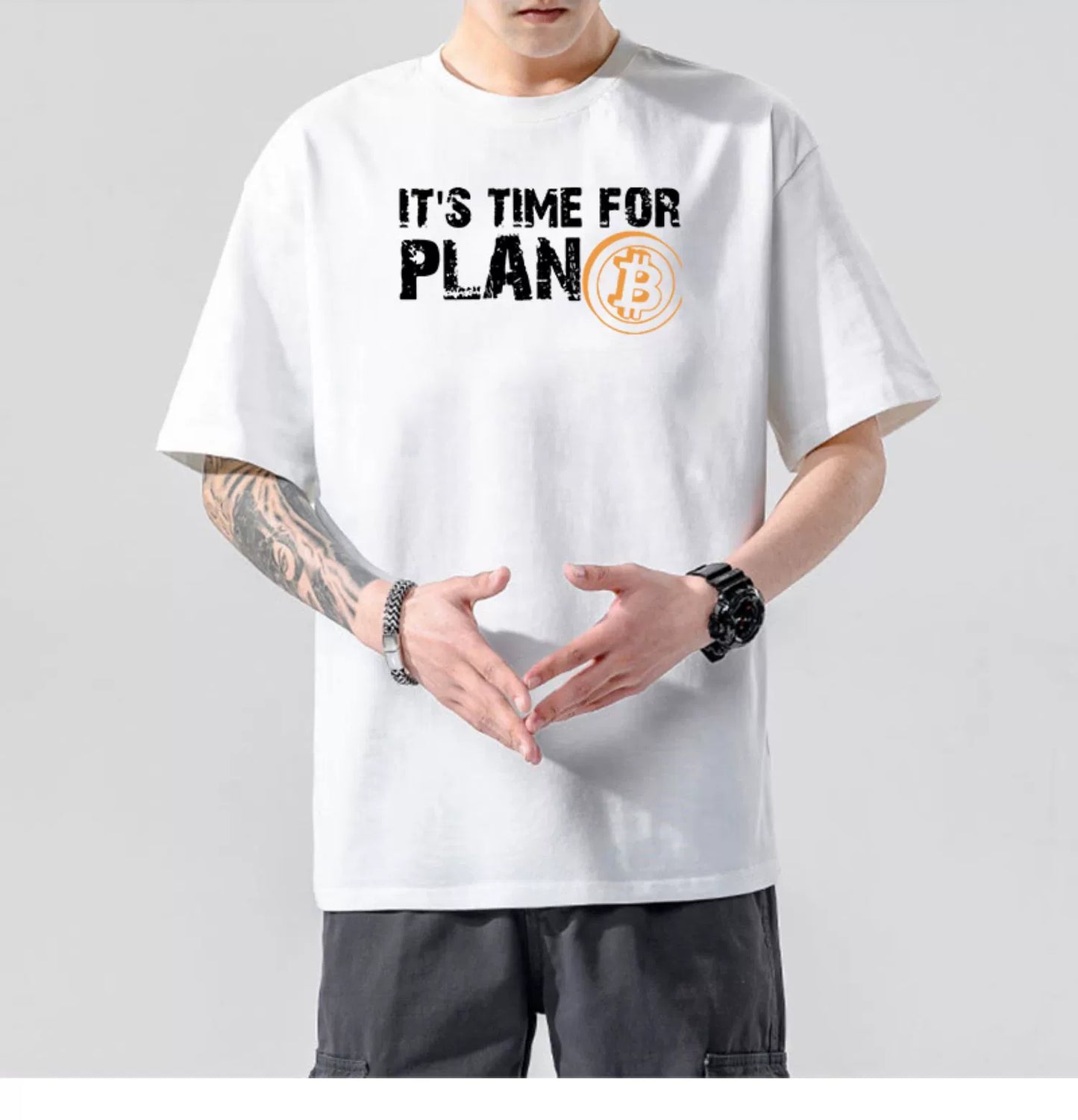 Men’s Crypto T-Shirt | 100% Cotton Blockchain Tee with Bitcoin, Ethereum, Dogecoin Prints | XS–2XL | Free Global Shipping