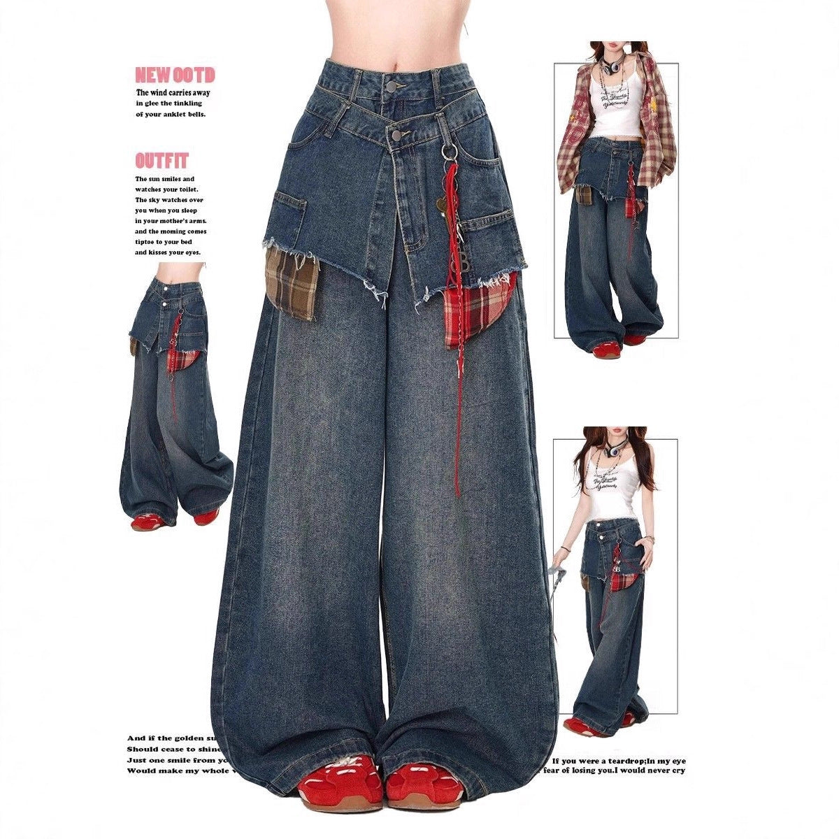 90s Style Jeans - Double Waist Comfort Fit Trousers ( S-XXL)| Free Shipping|Crypto Payments