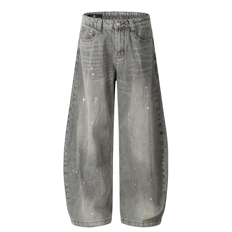 Y2K Grunge Jeans | Splatter Wash | Worldwide Free Ship ₿
