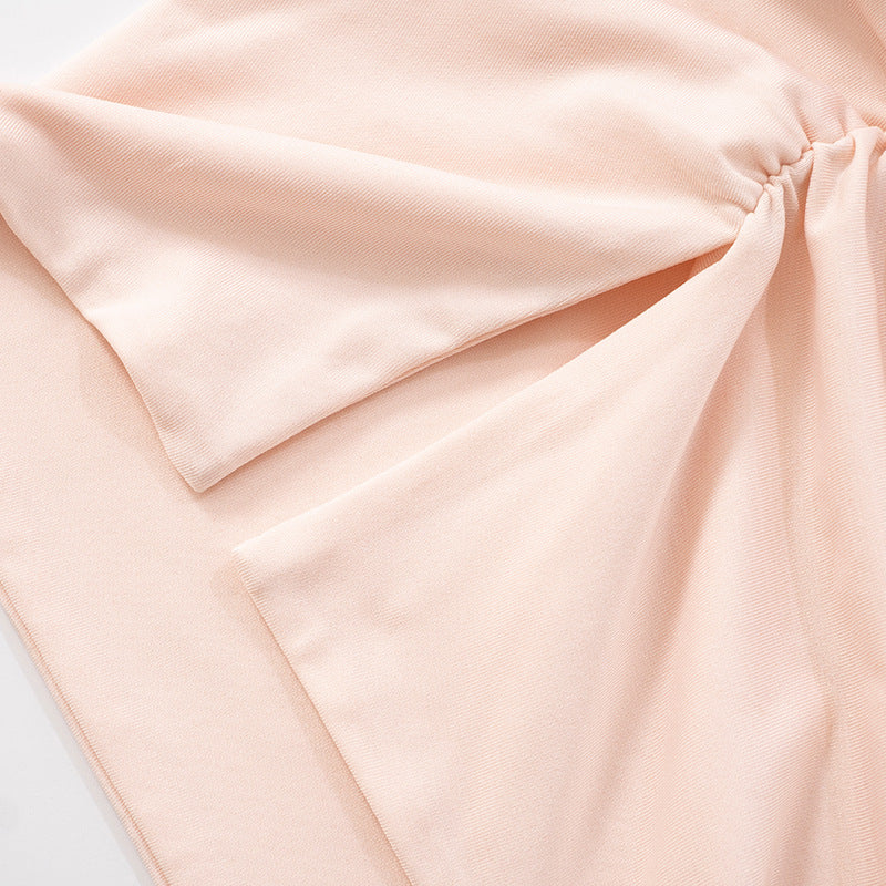 Women's Tight Ruched Dress - Crypto Accepted | No Shipping Fees