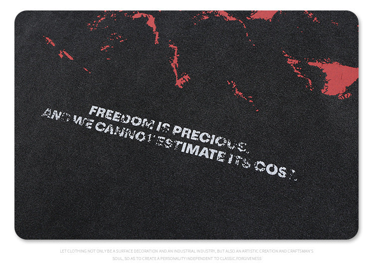 Hip-Hop Retro T-Shirt | Reverse Style Streetwear | 100% Cotton | Black | Free Global Shipping | Crypto Accepted
