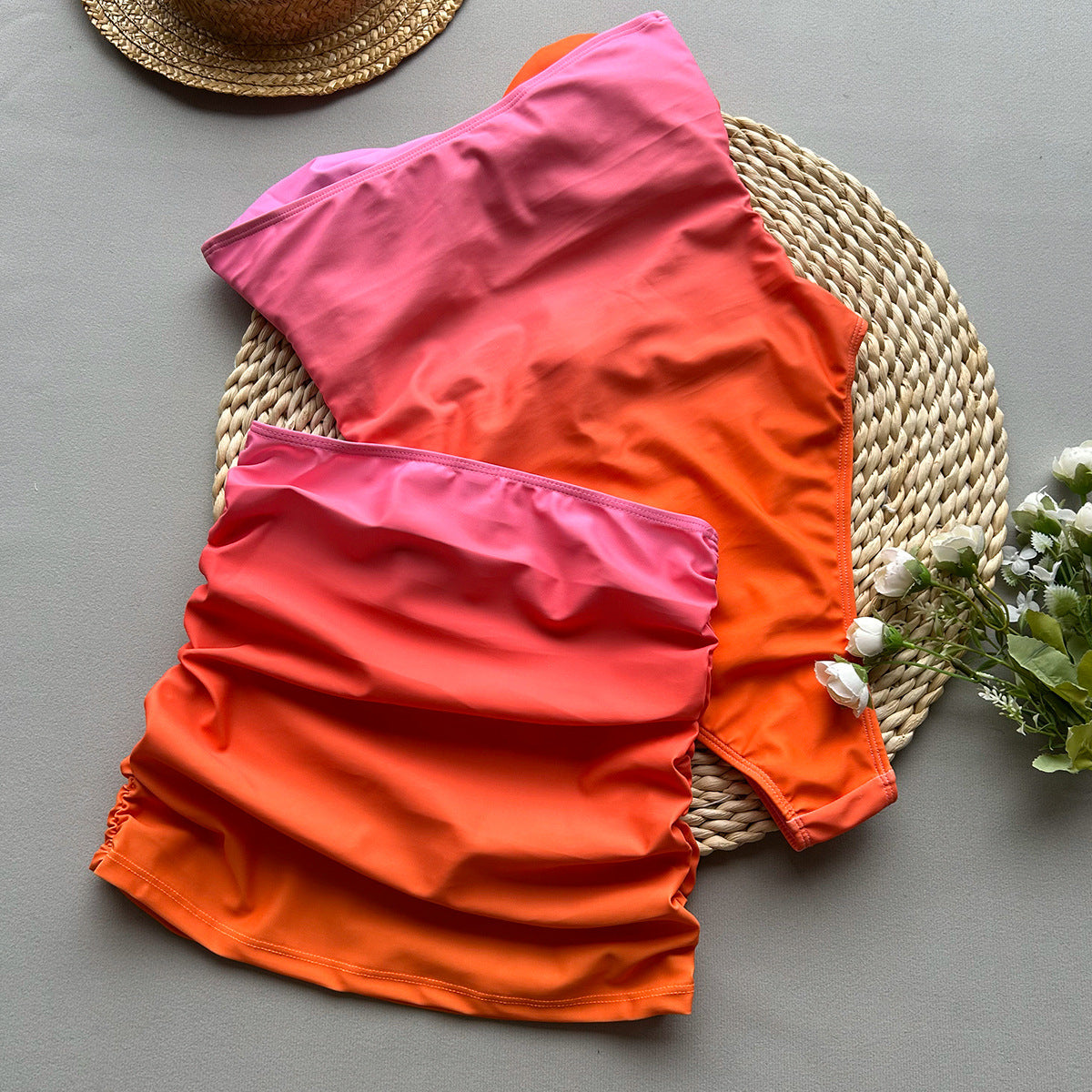 Sexy Bikini Split Swimsuit & Beach Skirt Set - Free Global Shipping & Crypto Pay