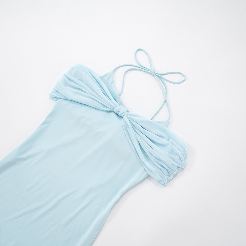 Sheer Mesh Bodycon Dress - Elegant Maxi | Free Global Shipping & Crypto Pay