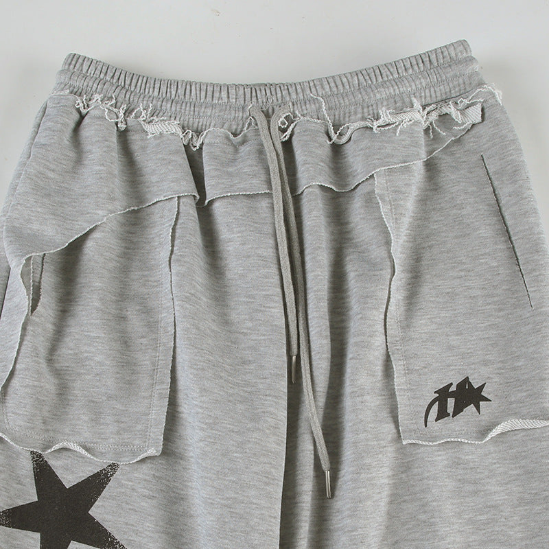 Y2K Streetwear Sweatpants with Drawstring| Free Shipping|Crypto Payments