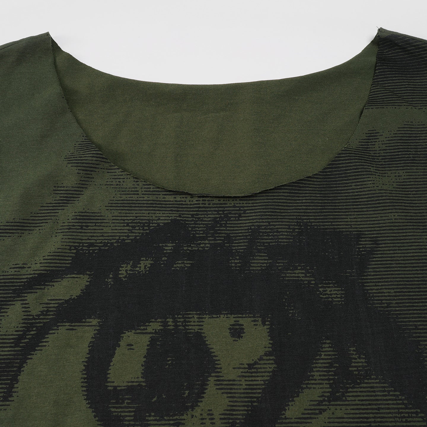 Y2K Abstract Print Tee - Vintage Washed Oversized T-Shirt Crypto Payments