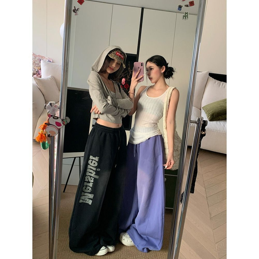 Vintage Print Wide Leg Pants(S-XXL)| Free Shipping|Crypto Payments