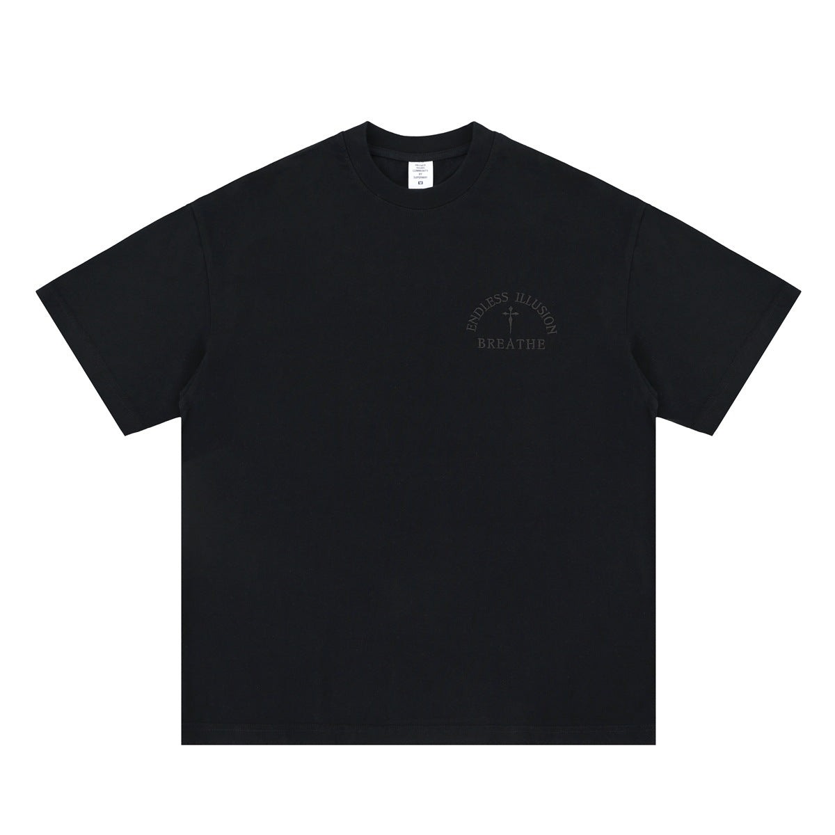 Streetwear Cross Patch T-Shirt | Oversized Fit | 100% Cotton | Free Global Shipping | Crypto Payments Accepted