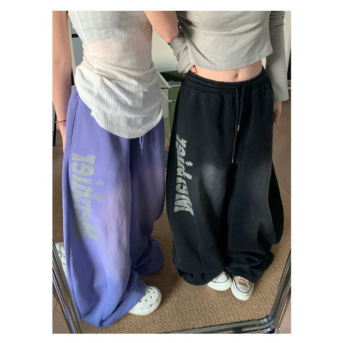 Vintage Print Wide Leg Pants(S-XXL)| Free Shipping|Crypto Payments