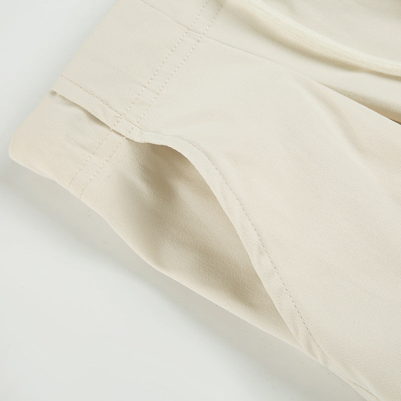 Hip-Hop Wide-Leg Pants - Pleated Streetwear Trousers | Crypto Payments