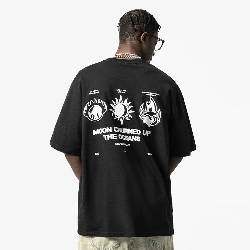 Oversized Cotton T-Shirt for Men - Streetwear Style | Worldwide Deliver