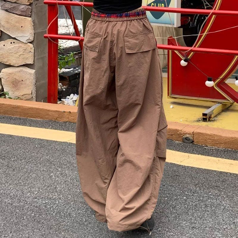 Retro Plaid Pants - Lightweight Casual Streetwear Bottoms|Free Shipping|Crypto Payments