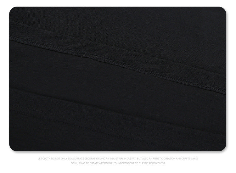 High-Street Raglan T-Shirt | Color Block Polo Style | Loose Fit | Black Apricot | Free Global Shipping | Crypto Accepted
