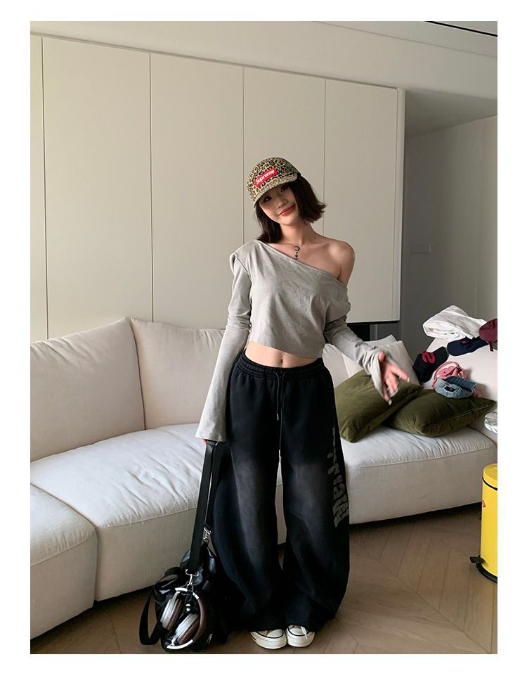 Vintage Print Wide Leg Pants(S-XXL)| Free Shipping|Crypto Payments