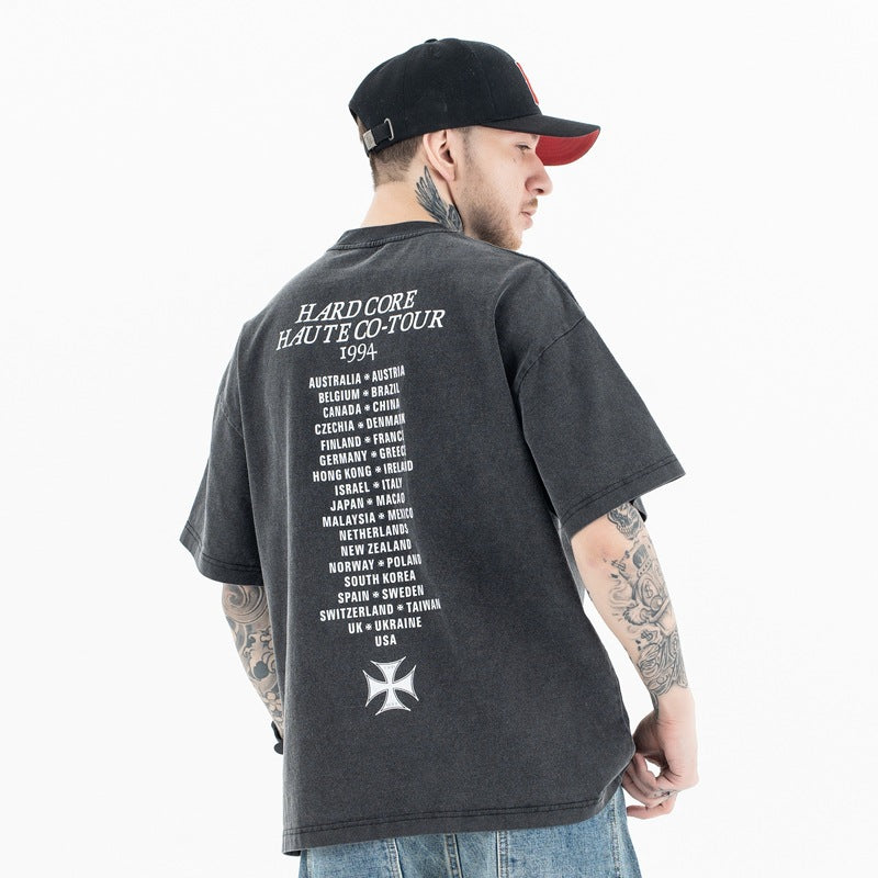 MFM Cross Graphic Tee - Premium Minimalist Streetwear T-Shirt Men