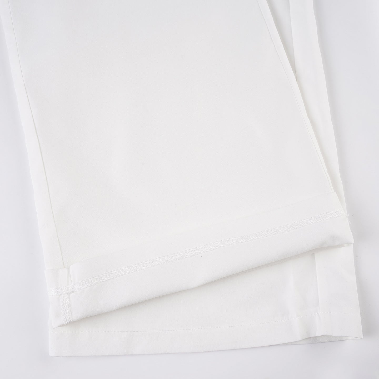 Korean Peplum Pants - False Two-Piece Wide Leg Trousers | Free Shipping