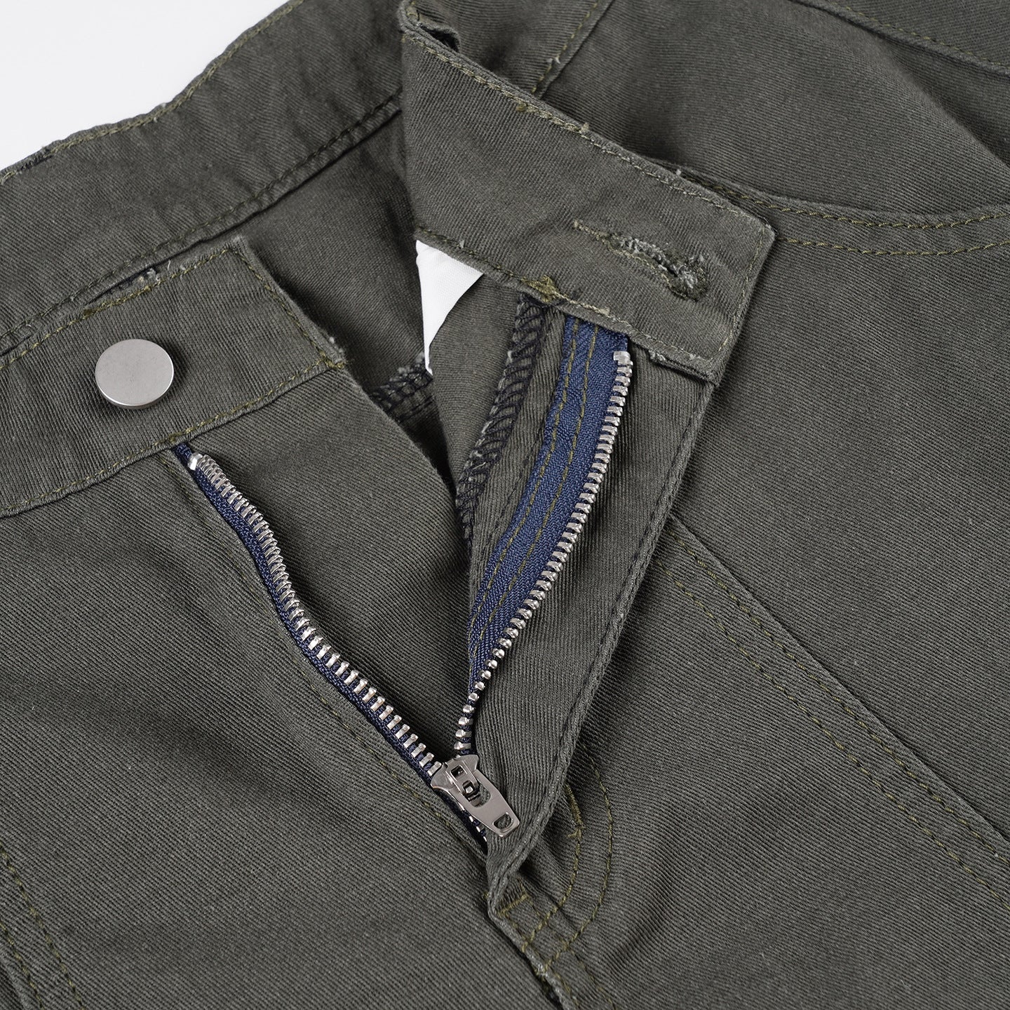 Streetwear Scimitar Jeans - Low-Rise Distressed Wide-Leg Pants Crypto Payments