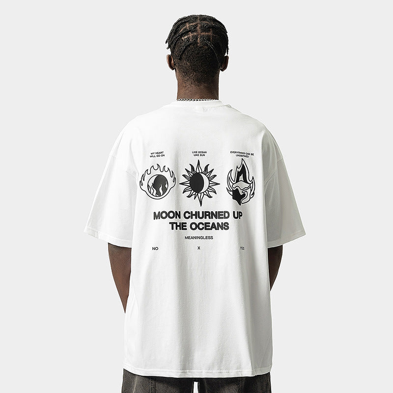 Oversized Cotton T-Shirt for Men - Streetwear Style | Worldwide Deliver