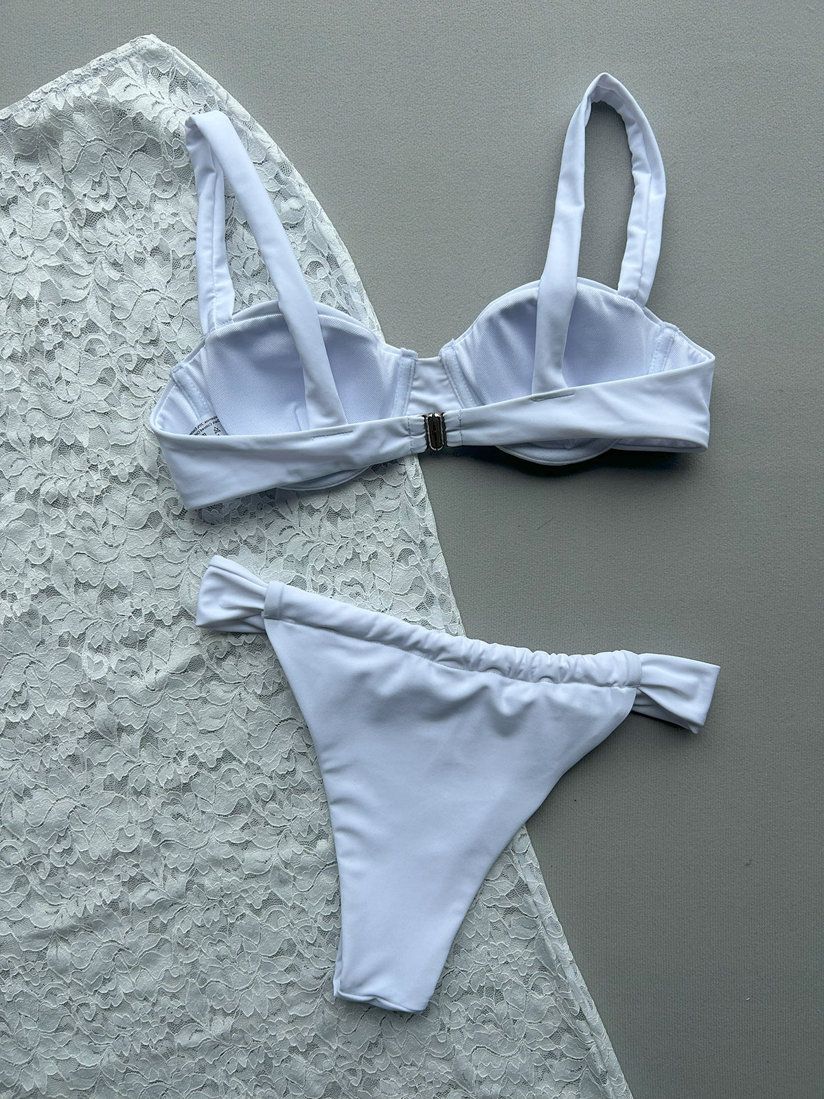 Sexy Lace Bikini Set - Women's 3-Piece Swimsuit, Free Global Shipping & Crypto Pay.