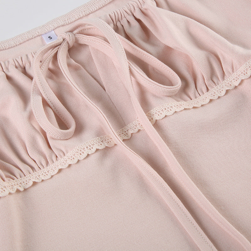 Y2K Top - U-Neck Flutter Sleeve Bustier |Free Shipping |Crypto Payments