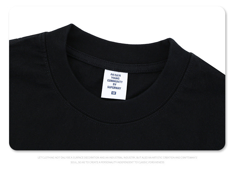 Streetwear Cross Patch T-Shirt | Oversized Fit | 100% Cotton | Free Global Shipping | Crypto Payments Accepted