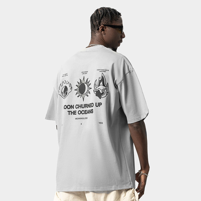 Oversized Cotton T-Shirt for Men - Streetwear Style | Worldwide Deliver