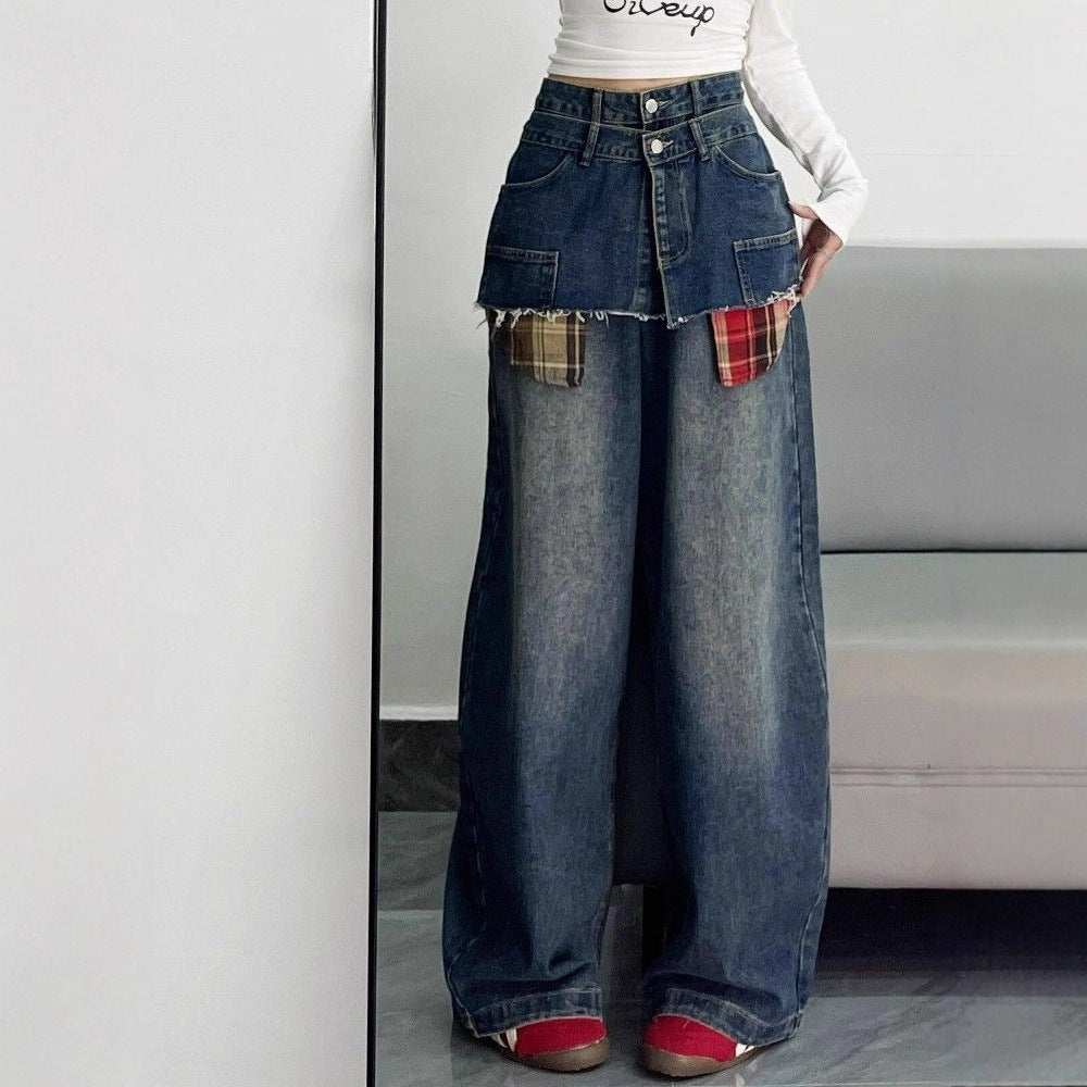 90s Style Jeans - Double Waist Comfort Fit Trousers ( S-XXL)| Free Shipping|Crypto Payments