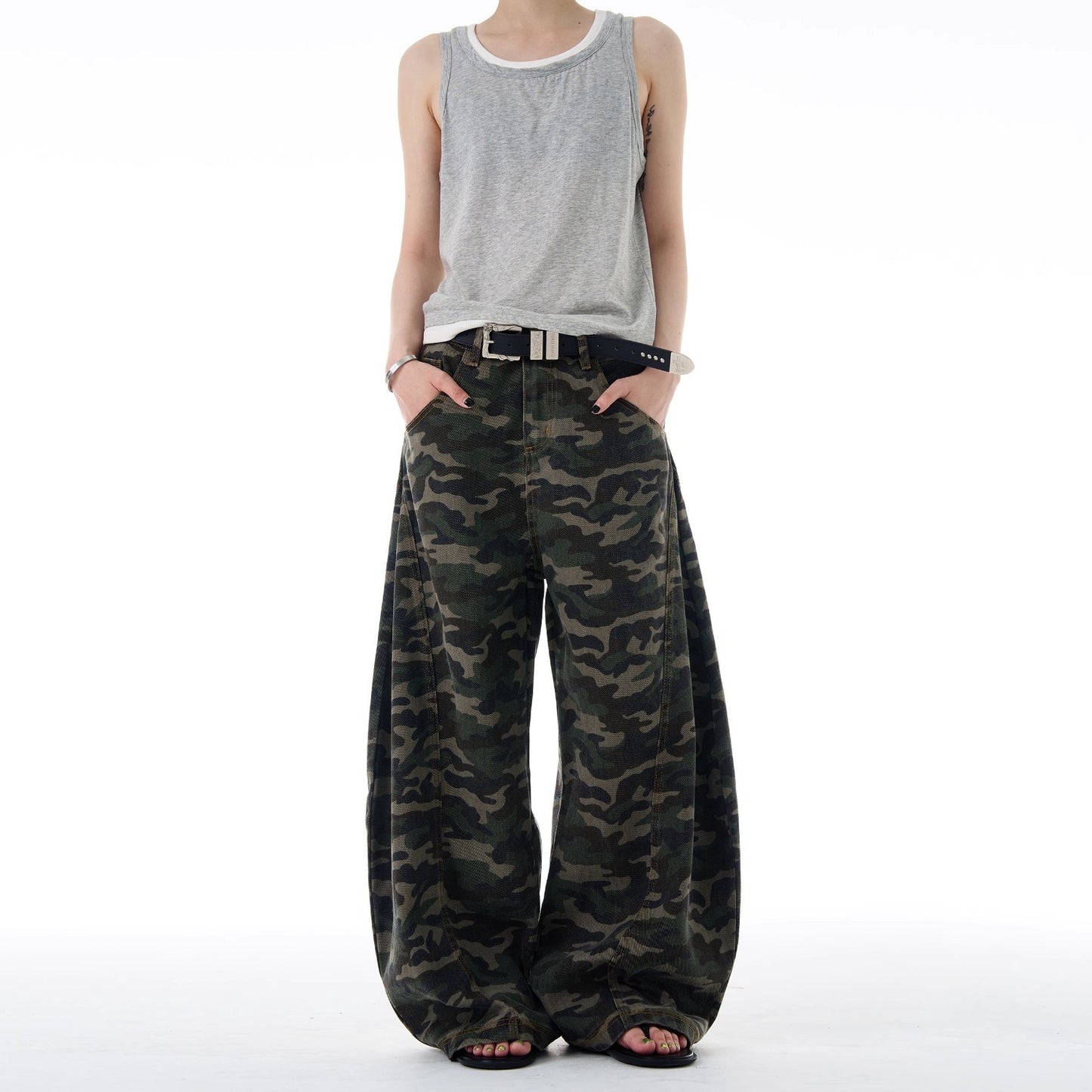 Loose Fit Patchwork Plaid Wide Leg Jeans for Men | Streetwear Unisex Style | Free Global Shipping & Crypto Pay