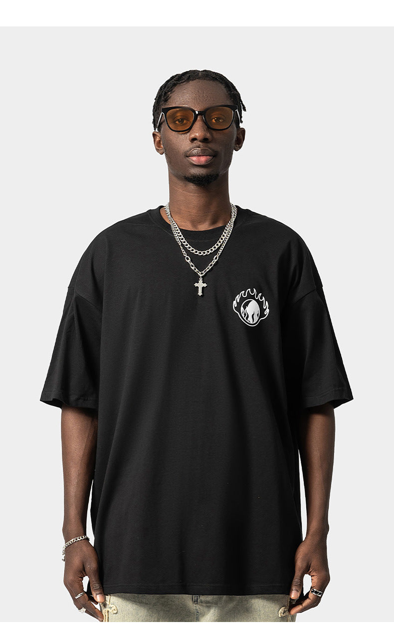 Oversized Cotton T-Shirt for Men - Streetwear Style | Worldwide Deliver