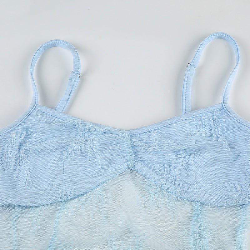 Vestido sereia de renda - Vestido com decote transparente | Frete grátis | Pagamentos em criptomoedas