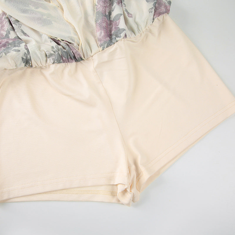 Y2K Mesh Midi Skirt - Vintage Floral Asymmetrical Design Crypto Payments