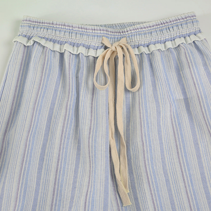 Y2K Striped Pants - Sweet & Sexy Japanese Style | Crypto Payments