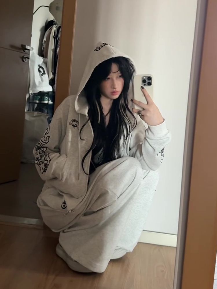 Women's Cropped Hoodie - Retro Zip-Up Hooded Jacket | Free Shipping|Crypto Payments