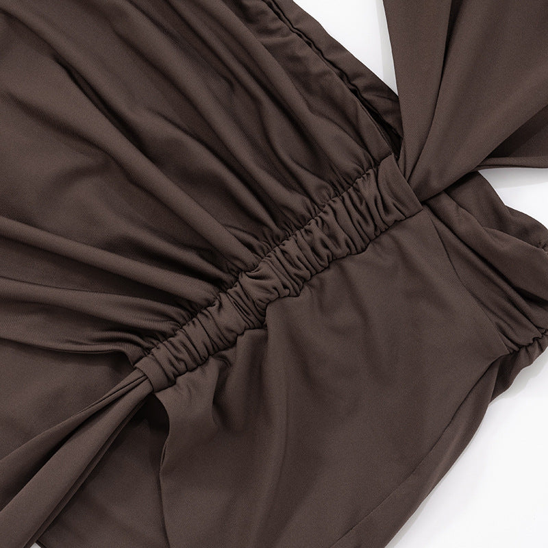 Y2K Backless Mini Dress - Sleeveless Cut-Out Bodycon with Ties | Free Shipping & Crypto Pay