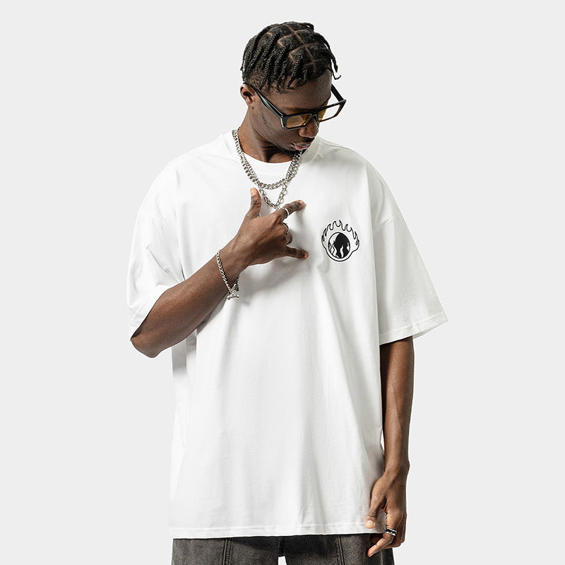Oversized Cotton T-Shirt for Men - Streetwear Style | Worldwide Deliver