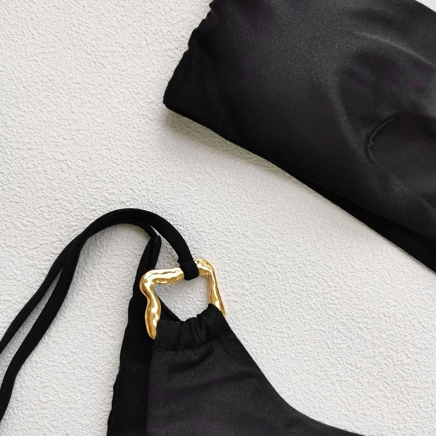 2025 Trend Cutout Bikini Set - Single Strap Design | Crypto Pay