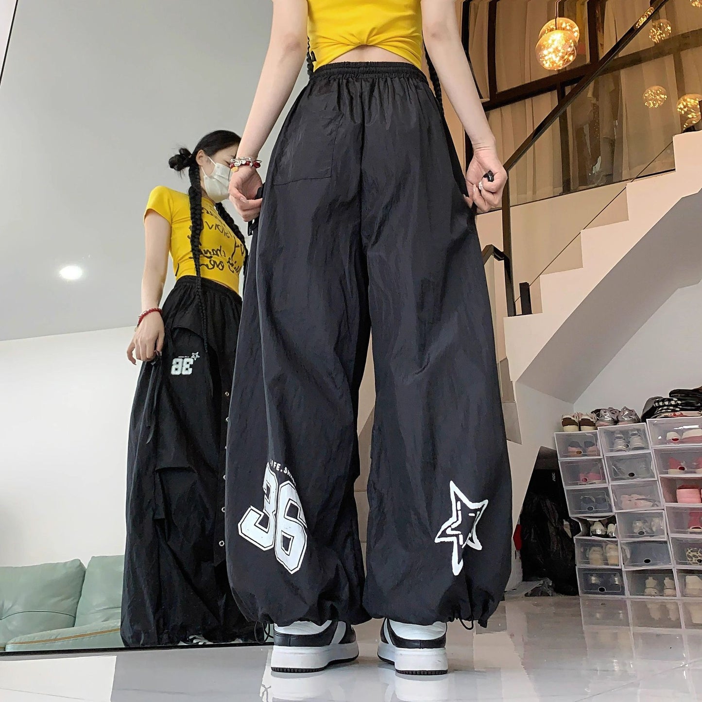 Quick-Dry Wide Leg Pants - Urban Fashion Layered Design|Free Shipping|Crypto Payments