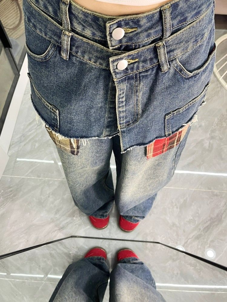 90s Style Jeans - Double Waist Comfort Fit Trousers ( S-XXL)| Free Shipping|Crypto Payments